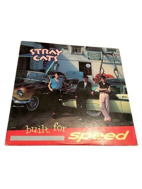 Stray Cats Built For Speed Vinyl Record EMI ST-17070 1982 Rockabilly Classic